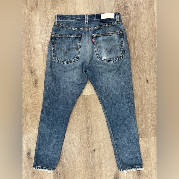 Re/Done x Levi’s Vintage High Rise Ankle Crop Jeans - Picture 1 of 14